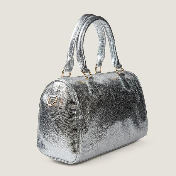 👜 Laila – The Go-To Glam Bag (Silver)