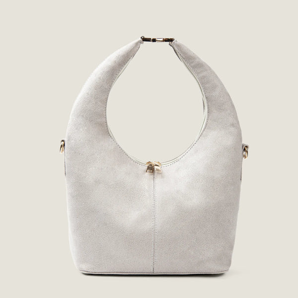 👜 Jasmin – The Shoulder Hug Bag (Light Gray)